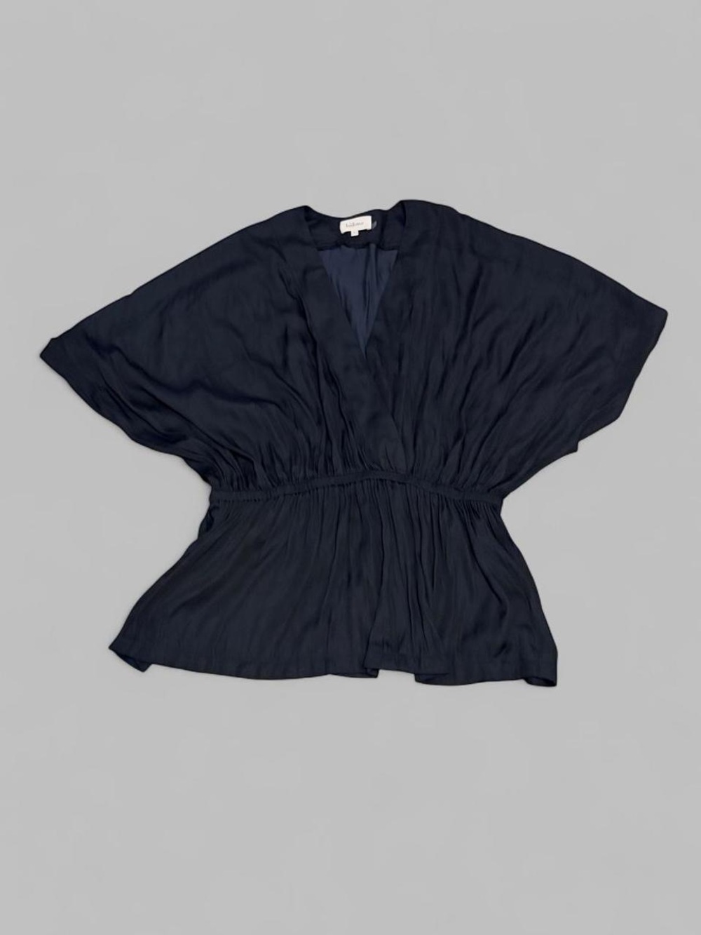 bohme Black V-Neck Kimono Blouse